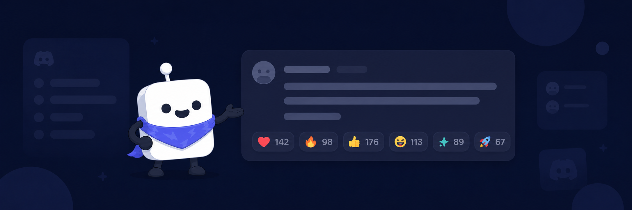 Make Messages Look Popular: Discord messages with more reactions appear trustworthy and engaging. Reaction members give your...
