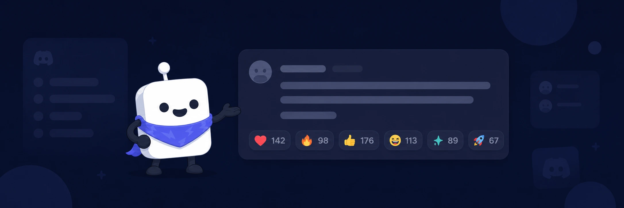 Make Messages Look Popular: Discord messages with more reactions appear trustworthy and engaging. Reaction members give your...