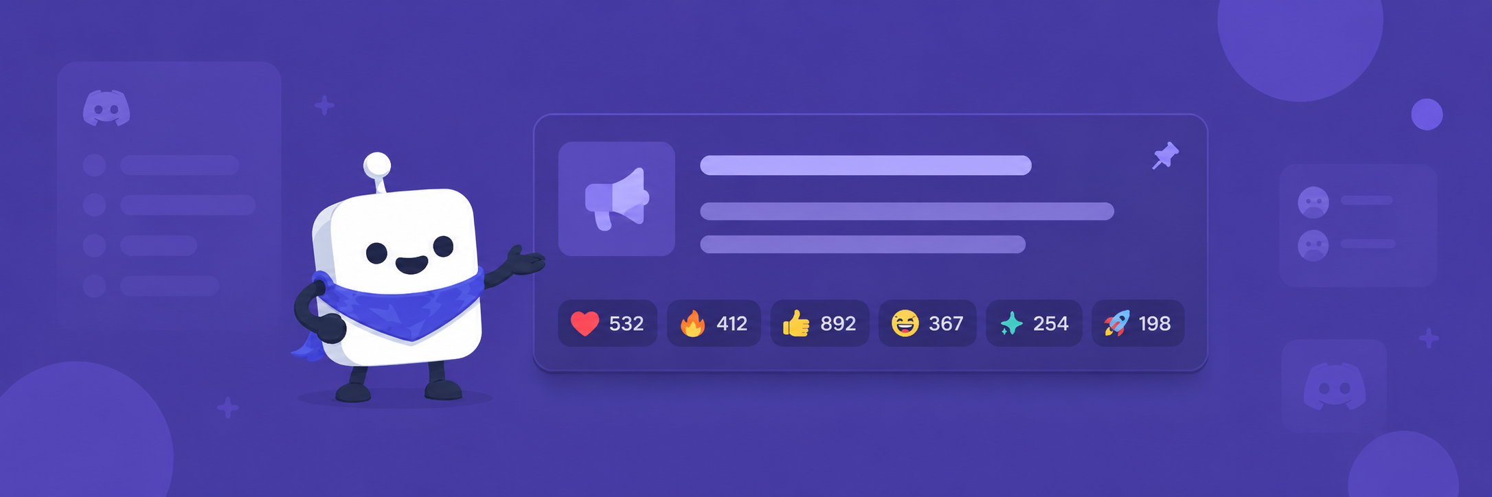 Boost Announcement Impact: Important updates, giveaways, and launches get buried without engagement. Reactions make your post...