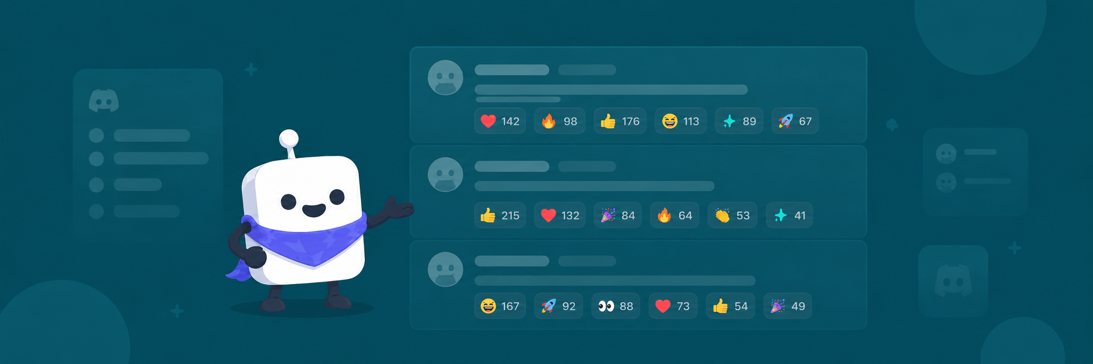 Improve Server Activity Signals: Active-looking channels attract more organic participation. Reaction members help your commu...