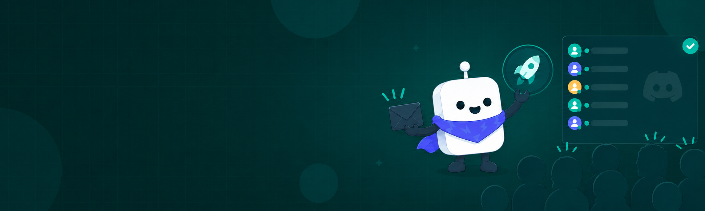 Prepare for a Launch: Before a product drop, NFT mint, or game release, build up your member count so newcomers see a thrivin...